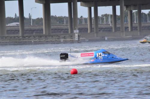 Formula-2 Powerboat Racing at the Bradenton Area River Regatta