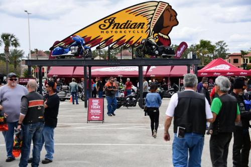 2018 Daytona Bike Week at the Daytona International Speedway.