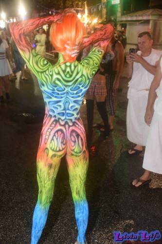 Fantasy Fest on Duval St in Key West Florida 2019 - 129