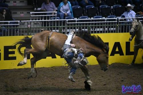 National College Final Rodeo in Casper WY - Bareback Riding