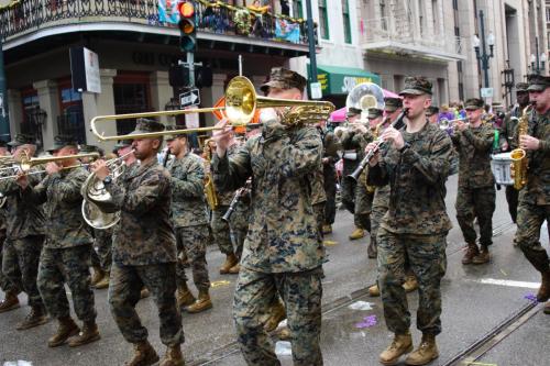 Krewe of Mid-City Parade at Mardi Gras 2018 in New Orleans