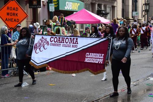 Krewe of Mid-City Parade at Mardi Gras 2018 in New Orleans