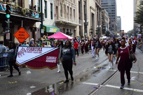 Krewe of Mid-City Parade at Mardi Gras 2018 in New Orleans