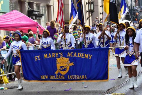 Krewe of Mid-City Parade at Mardi Gras 2018 in New Orleans