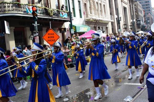 Krewe of Mid-City Parade at Mardi Gras 2018 in New Orleans