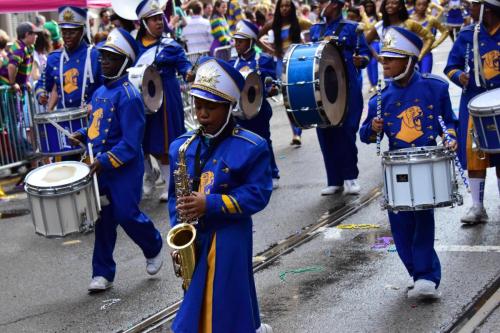 Krewe of Mid-City Parade at Mardi Gras 2018 in New Orleans