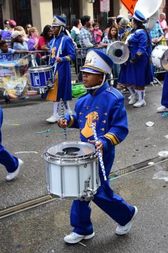 Krewe of Mid-City Parade at Mardi Gras 2018 in New Orleans