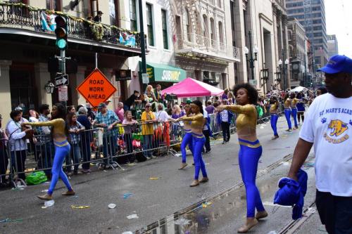 Krewe of Mid-City Parade at Mardi Gras 2018 in New Orleans