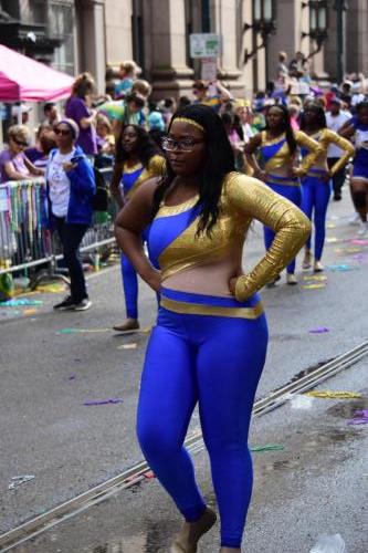 Krewe of Mid-City Parade at Mardi Gras 2018 in New Orleans