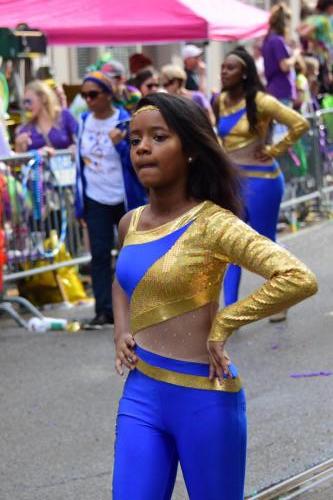 Krewe of Mid-City Parade at Mardi Gras 2018 in New Orleans