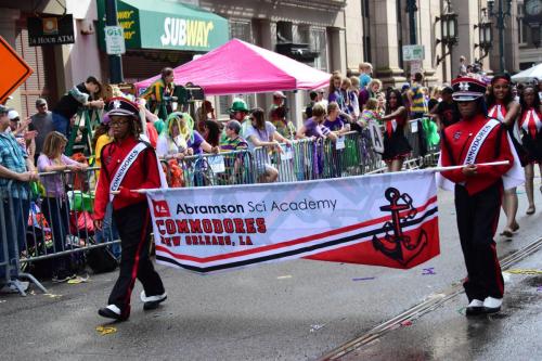 Krewe of Mid-City Parade at Mardi Gras 2018 in New Orleans