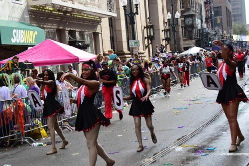 Krewe of Mid-City Parade at Mardi Gras 2018 in New Orleans