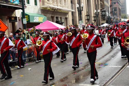 Krewe of Mid-City Parade at Mardi Gras 2018 in New Orleans