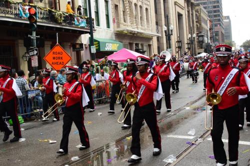 Krewe of Mid-City Parade at Mardi Gras 2018 in New Orleans