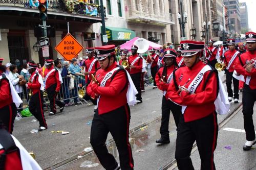 Krewe of Mid-City Parade at Mardi Gras 2018 in New Orleans