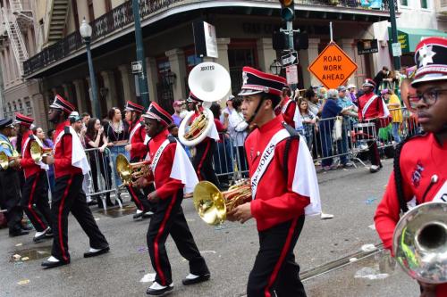 Krewe of Mid-City Parade at Mardi Gras 2018 in New Orleans
