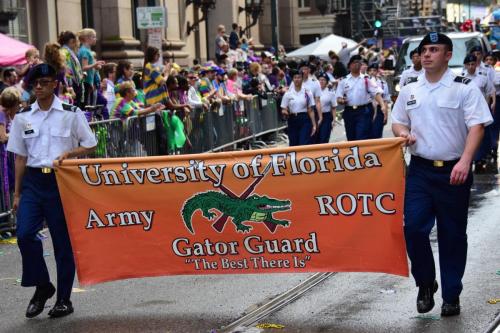 Krewe of Mid-City Parade at Mardi Gras 2018 in New Orleans