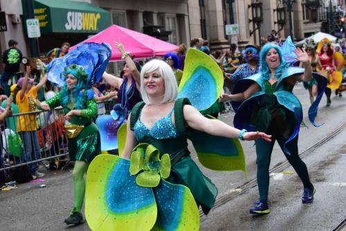 Krewe of Mid-City Parade at Mardi Gras 2018 in New Orleans