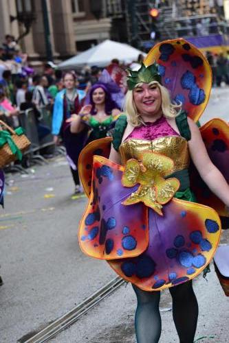 Krewe of Mid-City Parade at Mardi Gras 2018 in New Orleans