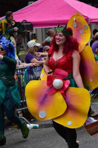 Krewe of Mid-City Parade at Mardi Gras 2018 in New Orleans