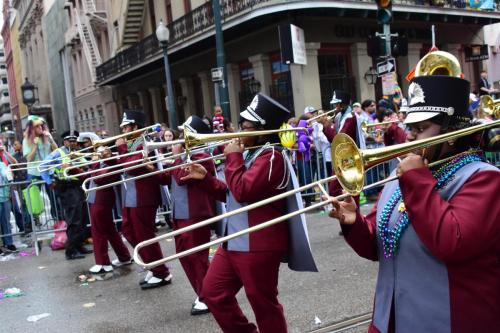 Krewe of Mid-City Parade at Mardi Gras 2018 in New Orleans