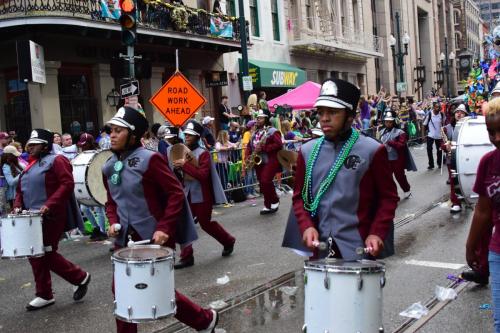 Krewe of Mid-City Parade at Mardi Gras 2018 in New Orleans