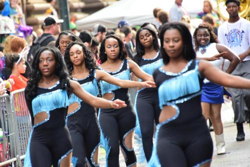 Krewe of Mid-City Parade at Mardi Gras 2018 in New Orleans