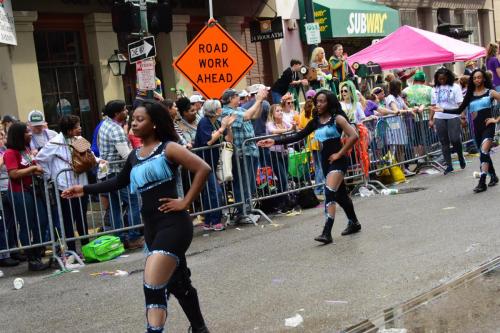 Krewe of Mid-City Parade at Mardi Gras 2018 in New Orleans