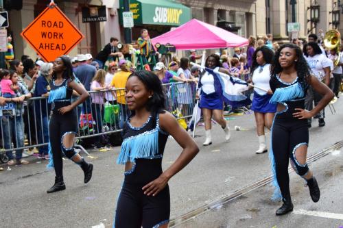 Krewe of Mid-City Parade at Mardi Gras 2018 in New Orleans