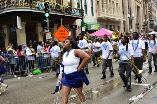 Krewe of Mid-City Parade at Mardi Gras 2018 in New Orleans