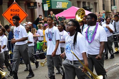 Krewe of Mid-City Parade at Mardi Gras 2018 in New Orleans