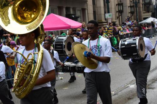 Krewe of Mid-City Parade at Mardi Gras 2018 in New Orleans