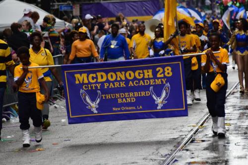 Krewe of Mid-City Parade at Mardi Gras 2018 in New Orleans