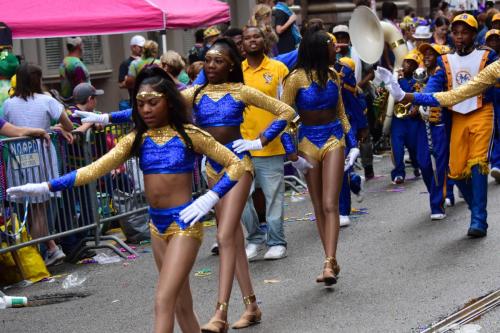 Krewe of Mid-City Parade at Mardi Gras 2018 in New Orleans