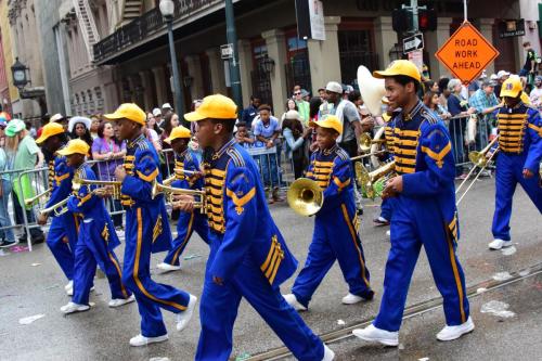 Krewe of Mid-City Parade at Mardi Gras 2018 in New Orleans