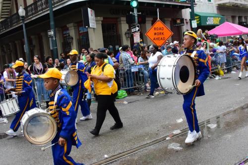 Krewe of Mid-City Parade at Mardi Gras 2018 in New Orleans