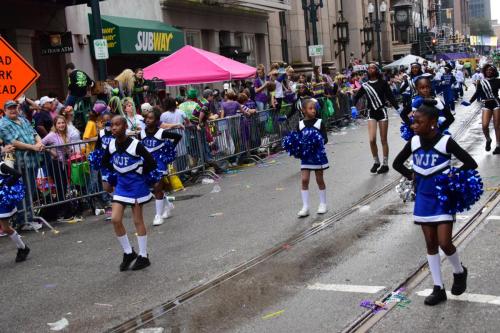 Krewe of Mid-City Parade at Mardi Gras 2018 in New Orleans