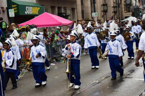 Krewe of Mid-City Parade at Mardi Gras 2018 in New Orleans