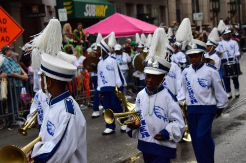 Krewe of Mid-City Parade at Mardi Gras 2018 in New Orleans