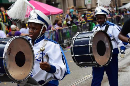 Krewe of Mid-City Parade at Mardi Gras 2018 in New Orleans