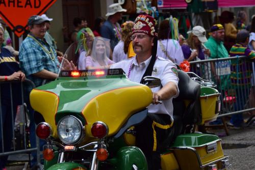 Krewe of Okeanos Parade at Mardi Gras 2018 in New Orleans