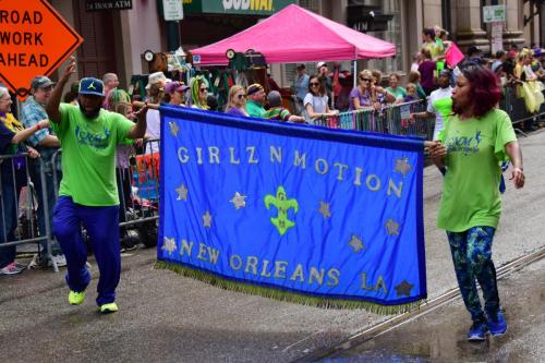 Krewe of Okeanos Parade at Mardi Gras 2018 in New Orleans