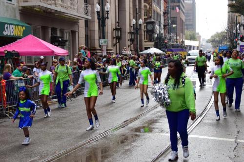 Krewe of Okeanos Parade at Mardi Gras 2018 in New Orleans