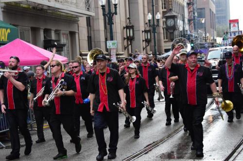 Krewe of Okeanos Parade at Mardi Gras 2018 in New Orleans