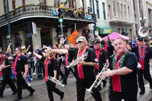 Krewe of Okeanos Parade at Mardi Gras 2018 in New Orleans