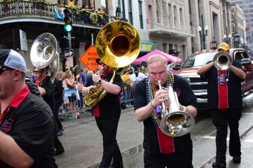 Krewe of Okeanos Parade at Mardi Gras 2018 in New Orleans