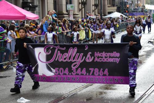Krewe of Okeanos Parade at Mardi Gras 2018 in New Orleans