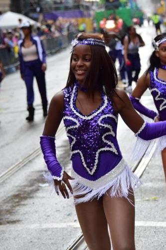 Krewe of Okeanos Parade at Mardi Gras 2018 in New Orleans