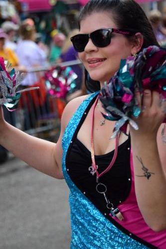 Krewe of Okeanos Parade at Mardi Gras 2018 in New Orleans