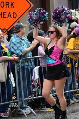 Krewe of Okeanos Parade at Mardi Gras 2018 in New Orleans